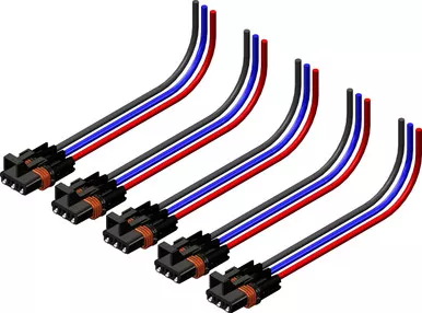 Kfi 3-Pin Harness 5/Pk Pol - 102505