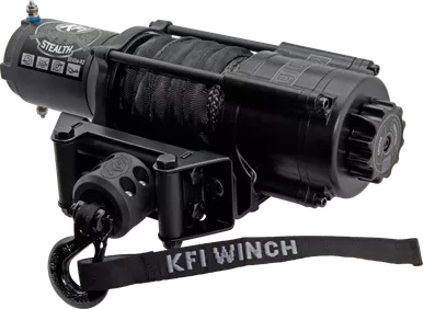 Kfi Stealth Wide 4500Lb Winch - SE45W-R2