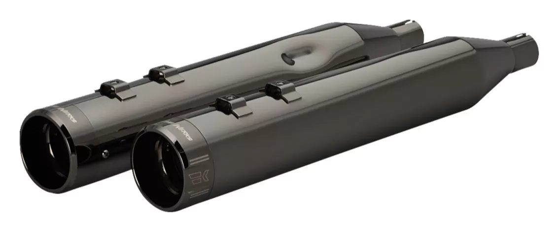 Khrome Werks HP Plus 4.5″ Klassic Tip Slip-On Mufflers For Harley Touring 2017-2026