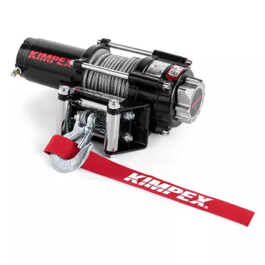 Kimpex 2500 lbs Winch IP 67 Kit // WINCH IP 67 2500 STEEL CABLE W/ACCESS