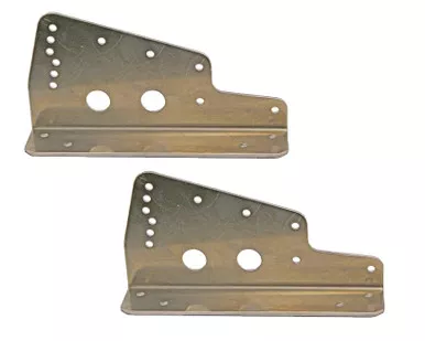 Kirkey Seat Mount Floor 3/16in Aluminum 2-pc 99214