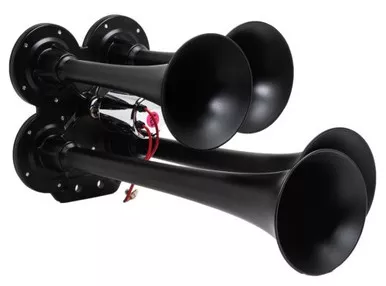 Kleinn Air Horns 141-1 Compact Quad Air Horn - Black