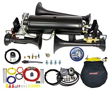Kleinn Air Horns RAM1500-734 Onboard Air and Train Horn System, Black