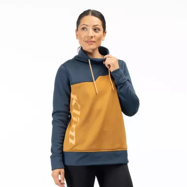 Klim Accelerate Dress Blues Golden Brown Pullover