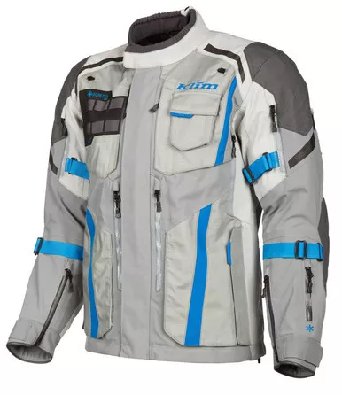 Klim Badlands Pro Cool Gray Electric Blue Lemonade Jacket