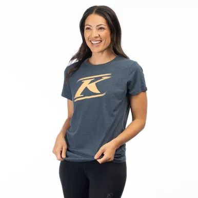 Klim Drift Navy Frost Mock Orange T-Shirt