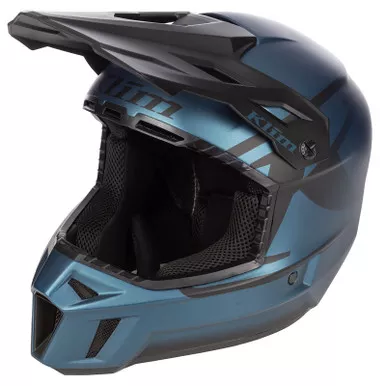 Klim F3 ECE Icon Petrol Black Helmet
