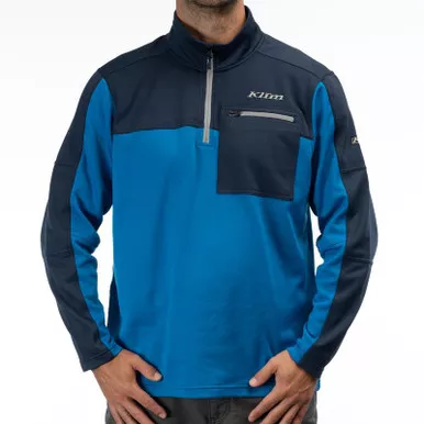 Klim Glacier Imperial Blue Dress Blues 1/4 Zip