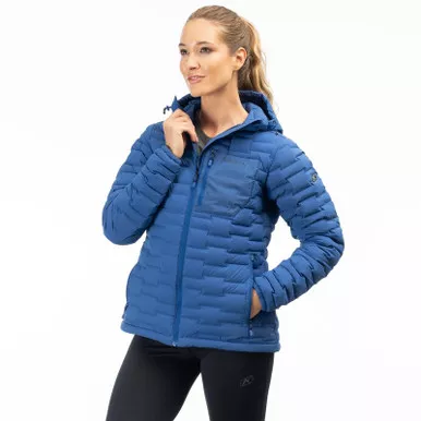 Klim Luna Stretch Down Hooded Mazarine Blue Jacket