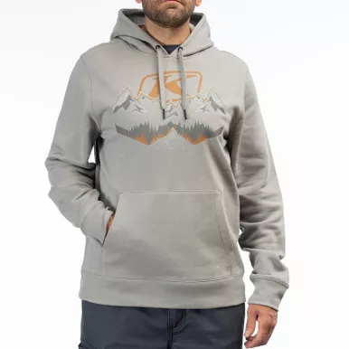 Klim Peak Side Pullover Monument Golden Brown Hoodie