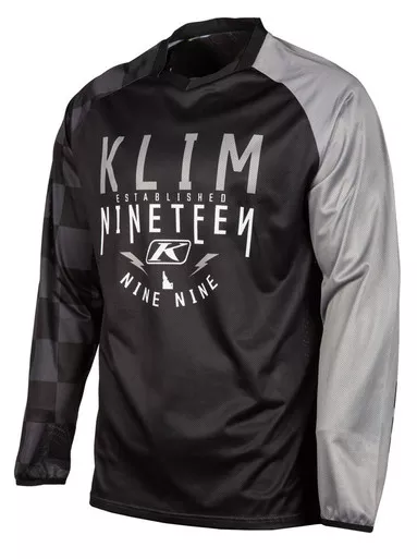 Klim Petrol Checkered Black Jersey