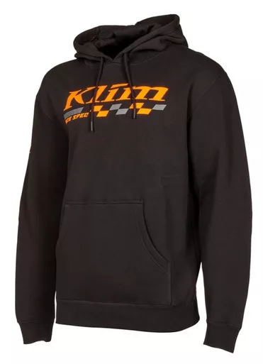 Klim Race Spec Black Strike Orange Hoodie