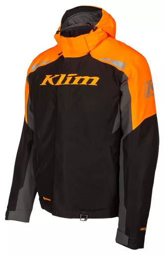 Klim Rift Black Strike Orange Jacket