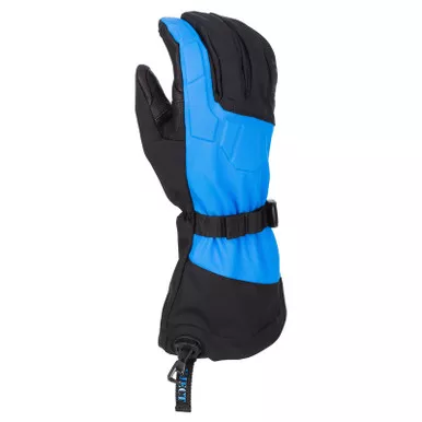 Klim Togwotee Gauntlet Black Electric Blue Lemonade Glove