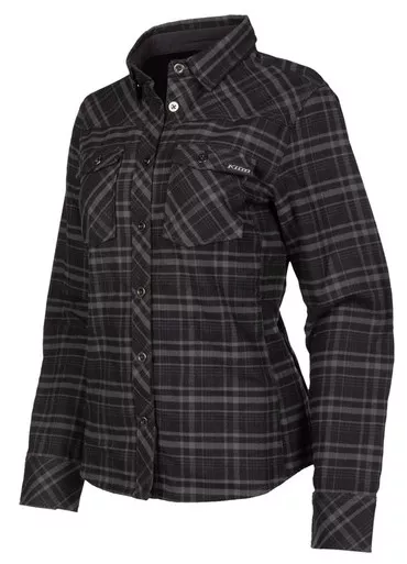 Klim Upland Black Asphalt Flannel Shirt
