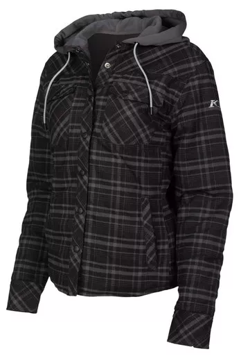 Klim Upland Black Asphalt Insulated Flannel Shirt