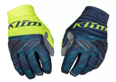 Klim XC Lite Corrosion Vivid Blue Gloves