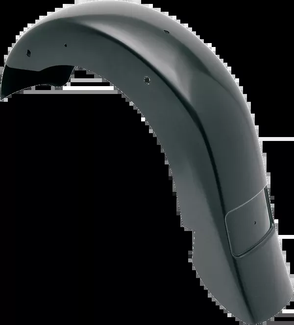 Klock Werks WFB™ Benchmark Stretched Rear Fender – Frenched – Black – Steel