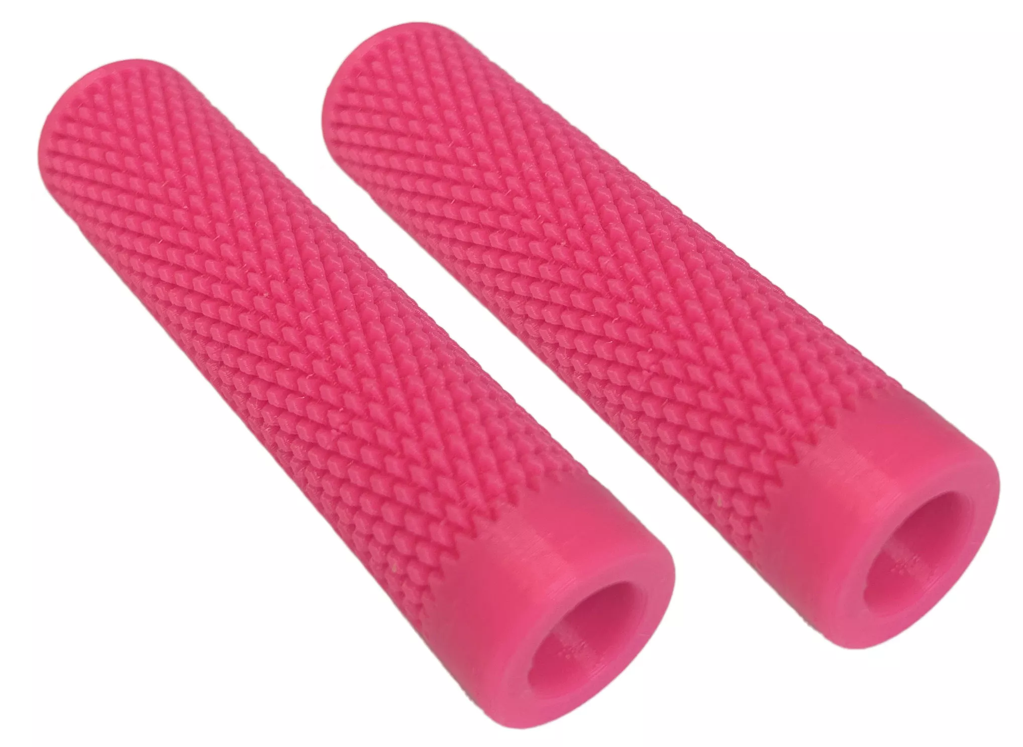 Knurled Pedal Grip Set (2) Plastic | 3-1/2" L x 1/2" ID