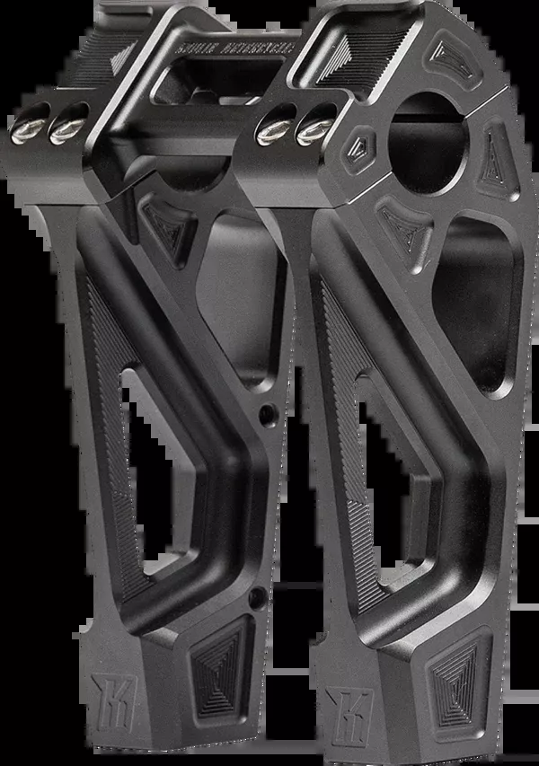 Kodlin USA Fastback Risers - Includes Clamp - 6" - Black