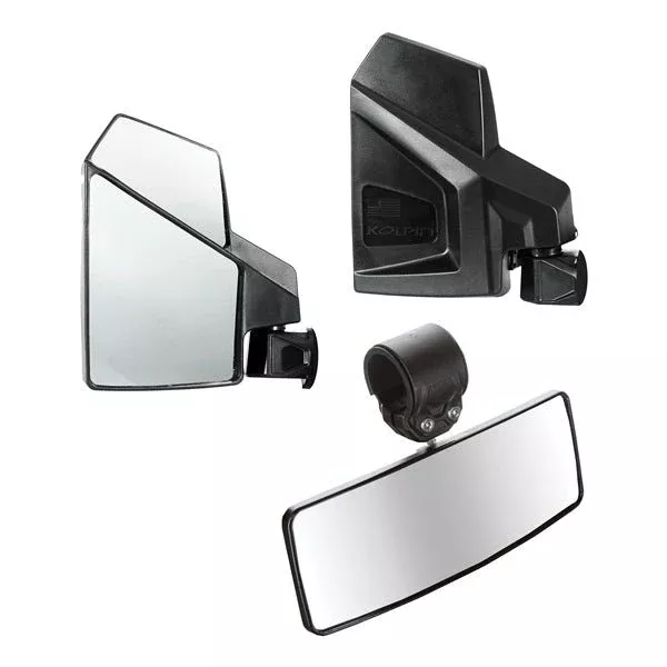 Kolpin UTV Side And Rear Mirror Combo