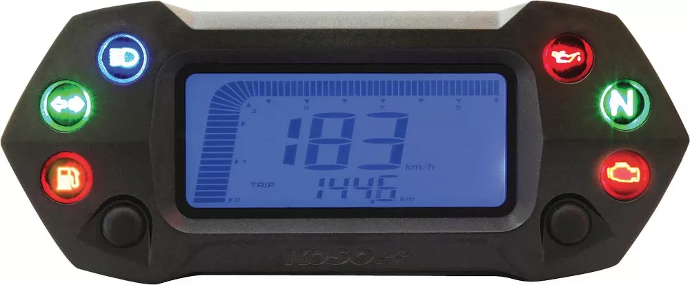 Koso North America DB-01R LCD Speedometer Gauge – BA027002