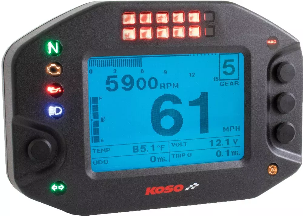 Koso North America RS-2 Multifunction Meter AND Data Recorder – BA073000