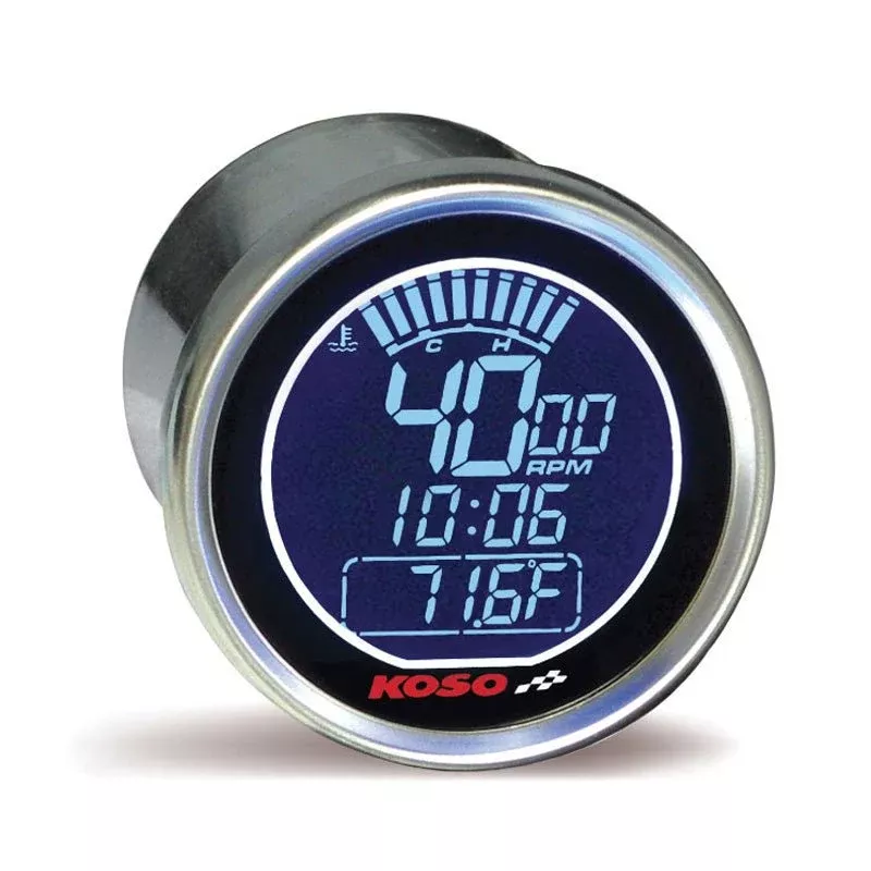 Koso North America Universal Tachometer For Harley-Davidson