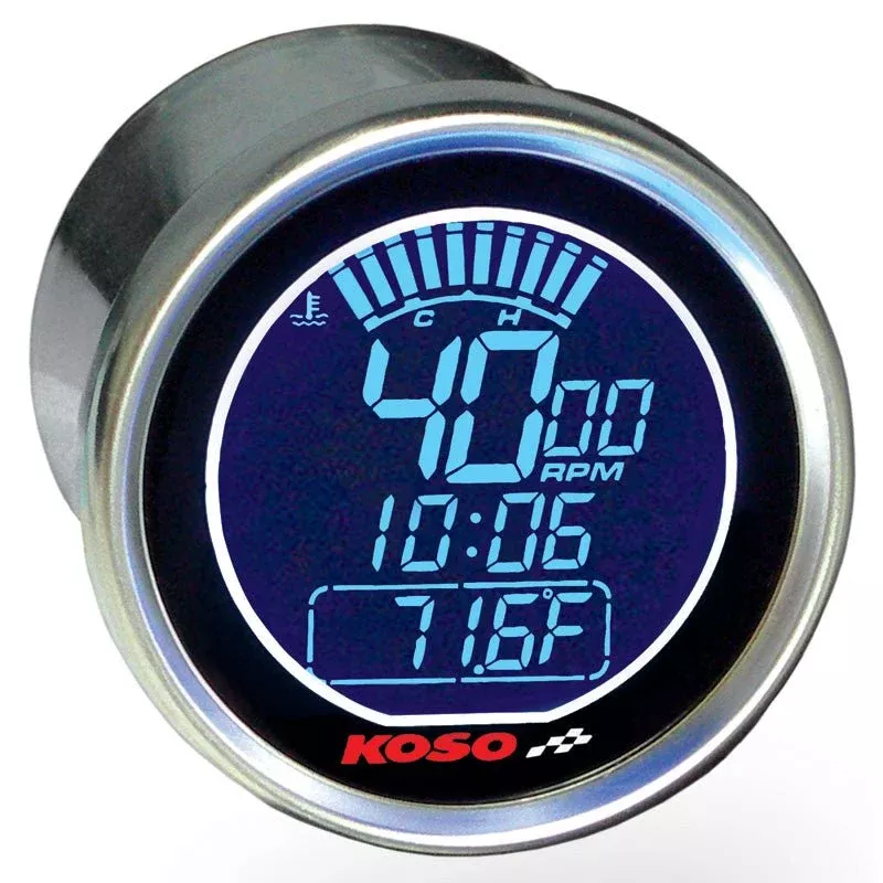 Koso North America Universal Tachometer