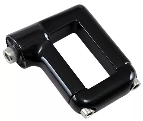 Kuryakyn Black Curved Side License Plate Mount (3118)