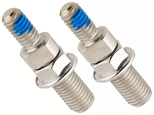 Kuryakyn Chrome Mirror Adaptors 5/16-18 Harley to Metric (1411)