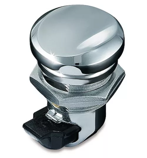 Kuryakyn Chrome Push Button Fuel Door Latch (1467)