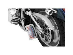 Kuryakyn Curved Side License Plate Holder Lighted Vertical Side Mount (9251)