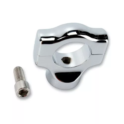 Kuryakyn Curved Side License Plate Mount Chrome (3183)