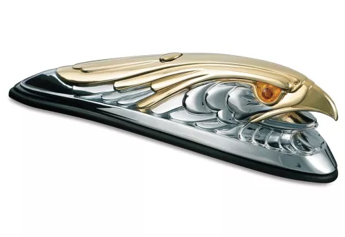 Kuryakyn Gold & Chrome Eagle Universal Fender Ornament (9026)