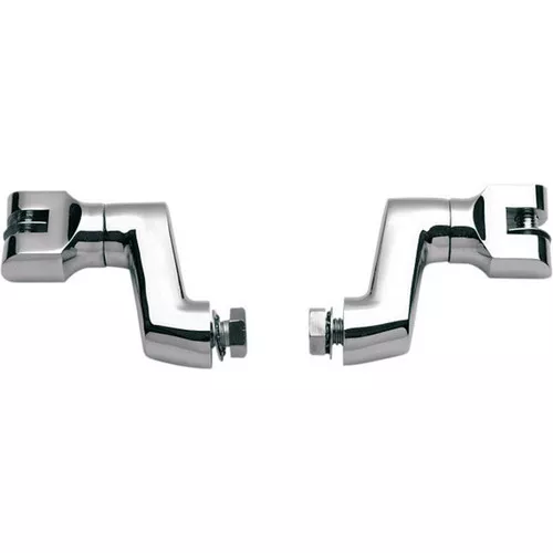 Kuryakyn Peg Mounts Offset Peg Mounts 1/2"-13 Mounting Bolt (7996)