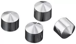 Kuryakyn Rocker Box Chrome Peaked Bolt Covers 6-Pack (8693)