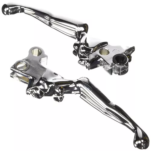 Kuryakyn Silhouette Brake & Clutch Lever Set – Chrome (1049)