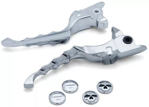 Kuryakyn Zombie Brake & Clutch Lever Set - Chrome (7411)