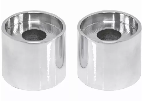 LA Choppers Chrome 1" Riser Extensions for 1" Handlebars (LA-7413-01)