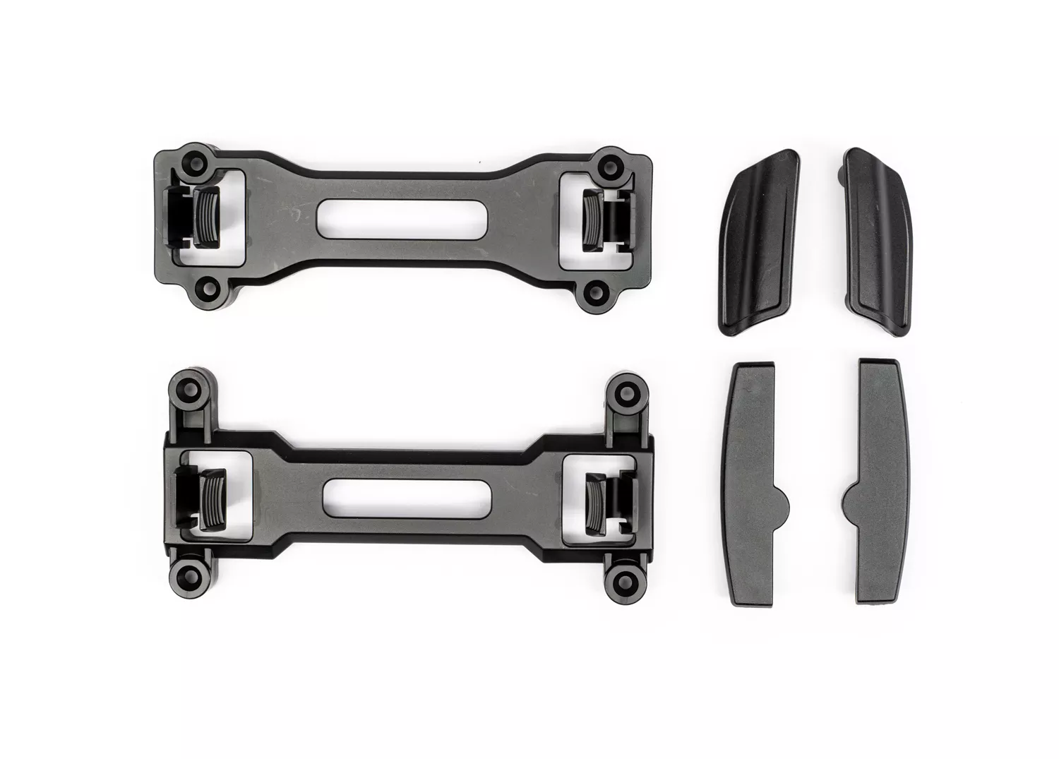 Latch, Body Mount ((1) Front, (1) Rear), & Latch Mounts (Stampede) (For Clipless Mounting)