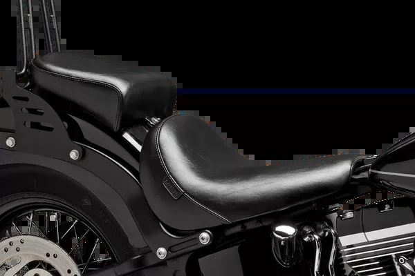 Le Pera Bare Bones Pillion Pad – Deluxe – Smooth – Black – FLS/FXS ’11-’17