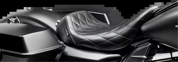 Le Pera Bare Bones Solo Seat – Diamond Stitch – Black – FL ’08-’25