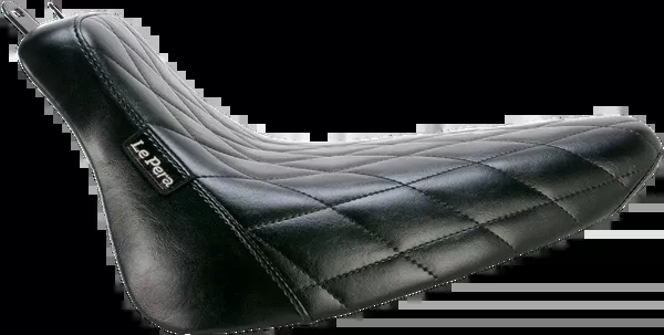 Le Pera Bare Bones Solo Seat – Diamond Stitch – Black – FLST ’08-’17