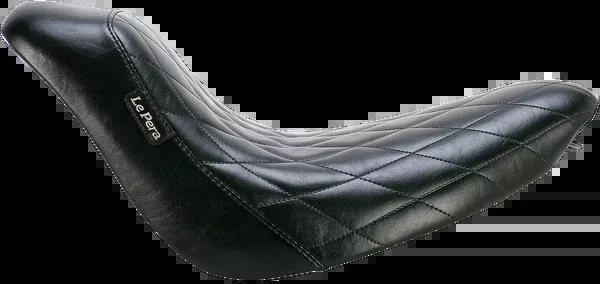 Le Pera Bare Bones Solo Seat – Diamond Stitch – Black – Softail ’06-’17