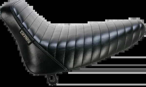 Le Pera Bare Bones Solo Seat – Pleated – Black – Softail ’84-’99