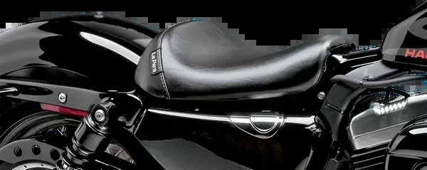 Le Pera Bare Bones Solo Seat – Smooth – Black – XL ’04-’22