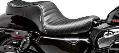 Le Pera Cherokee Seat Pleated Black XL - LK-026PT