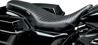 Le Pera Cobra Full-Length Seat Pleated Black FL - LK-079PT