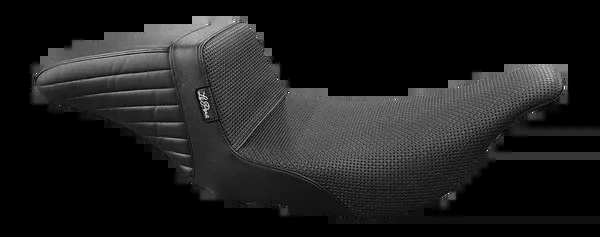 Le Pera Kickflip Seat - Basketweave - Black - FL '97-'07